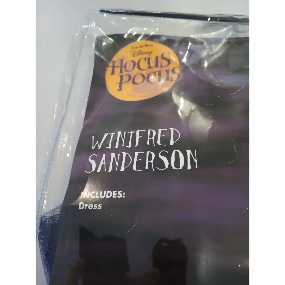Spirit Halloween Adult Medium 8-10 Winifred Sanderson Hocus Pocus Costume Dress - Picture 2 of 7
